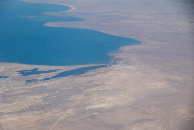 Blick nach Kasachstan - Aralsee